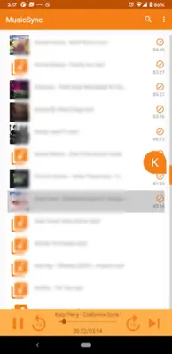 MusicSync (with cloud sync and offline play) android App screenshot 2